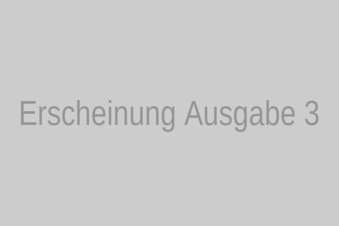 Erscheinung Ausgabe 3